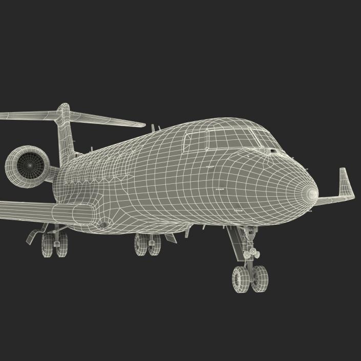 3D Business Jet Gulfstream G650 model