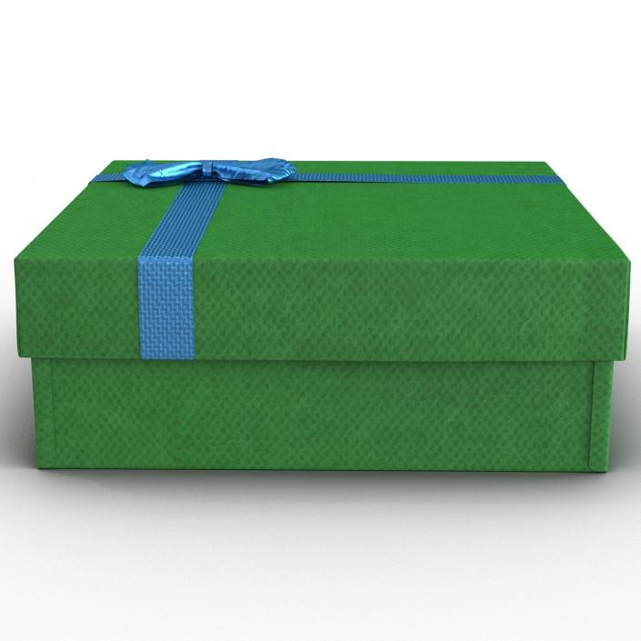 3D model Giftbox 4 Green