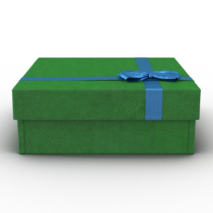 3D model Giftbox 4 Green