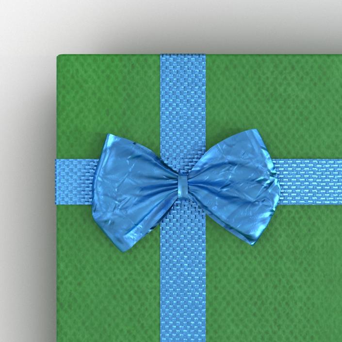 3D model Giftbox 4 Green