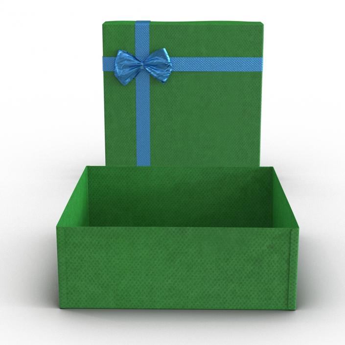 3D model Giftbox 4 Green