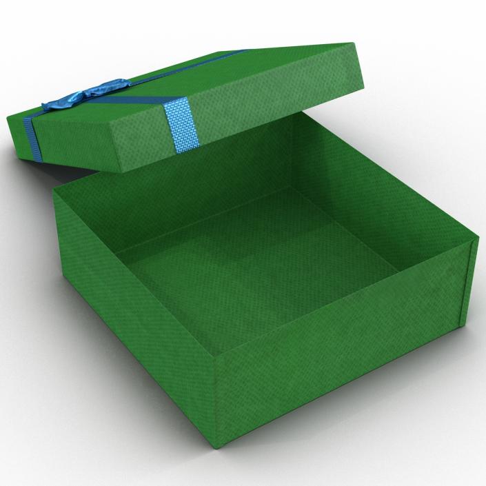 3D model Giftbox 4 Green