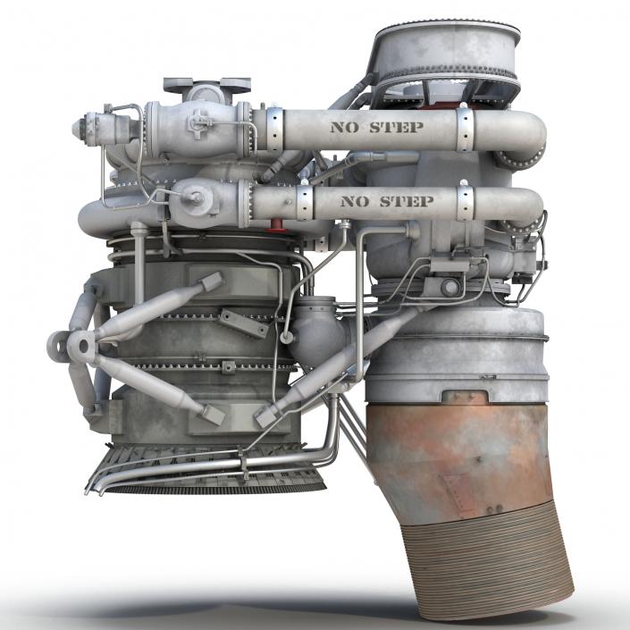 3D Rocket Engine model