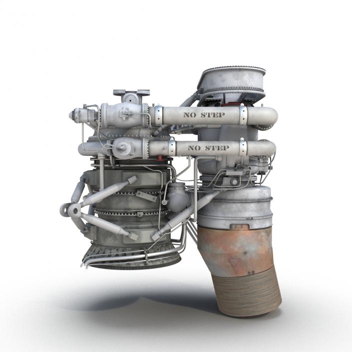 3D Rocket Engine model