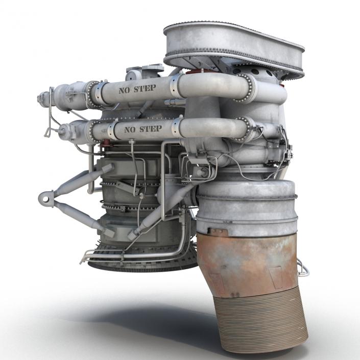 3D Rocket Engine model