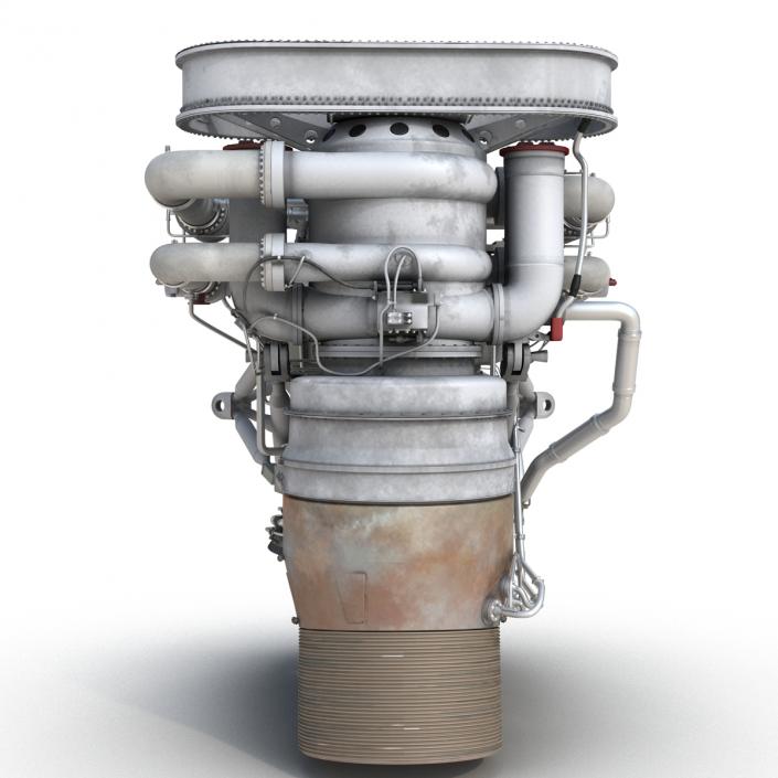 3D Rocket Engine model