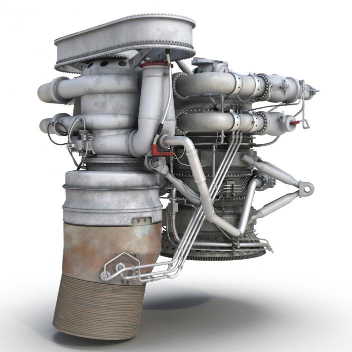 3D Rocket Engine model