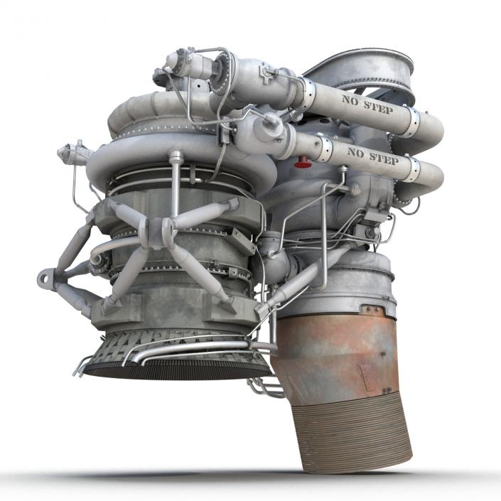 3D Rocket Engine model