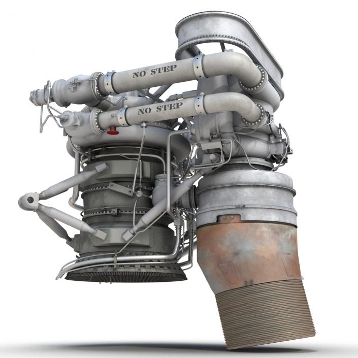 3D Rocket Engine model