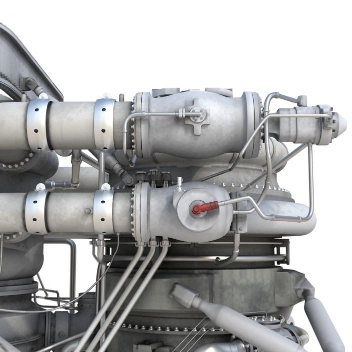 3D Rocket Engine model