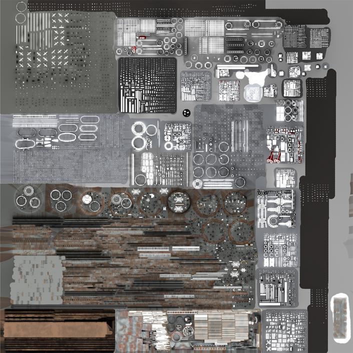 3D Rocket Engine model