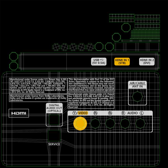 Generic Plasma TV 3D