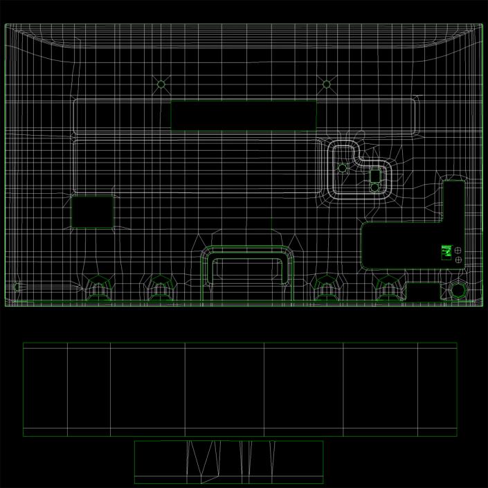 Generic Plasma TV 3 3D model