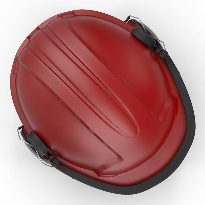 Safety Helmet 2 Red 3D model