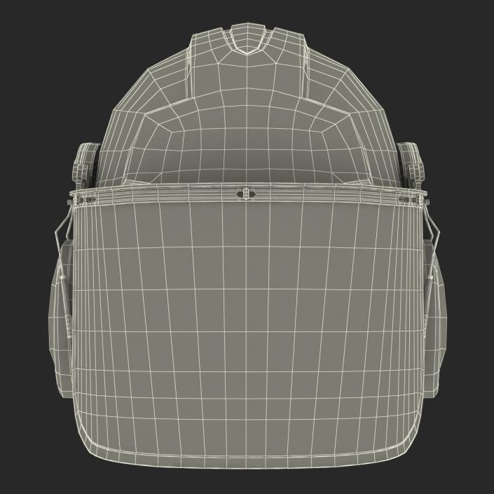 Safety Helmet 2 Red 3D model