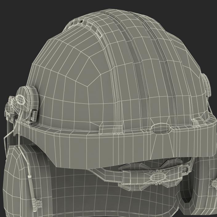 Safety Helmet 2 Red 3D model