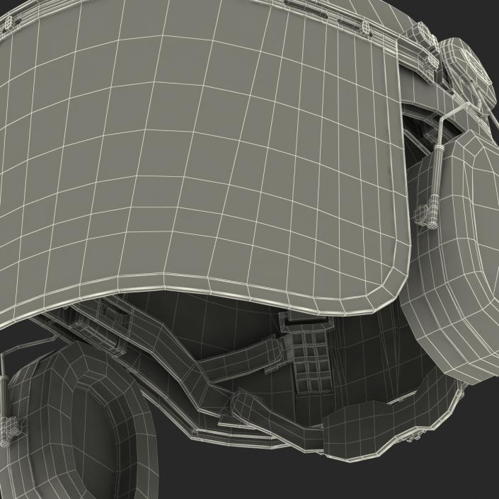 Safety Helmet 2 Red 3D model