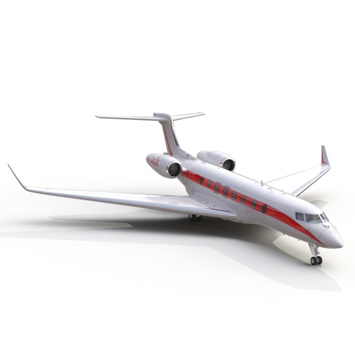 3D model Business Jet Gulfstream G650 Rigged