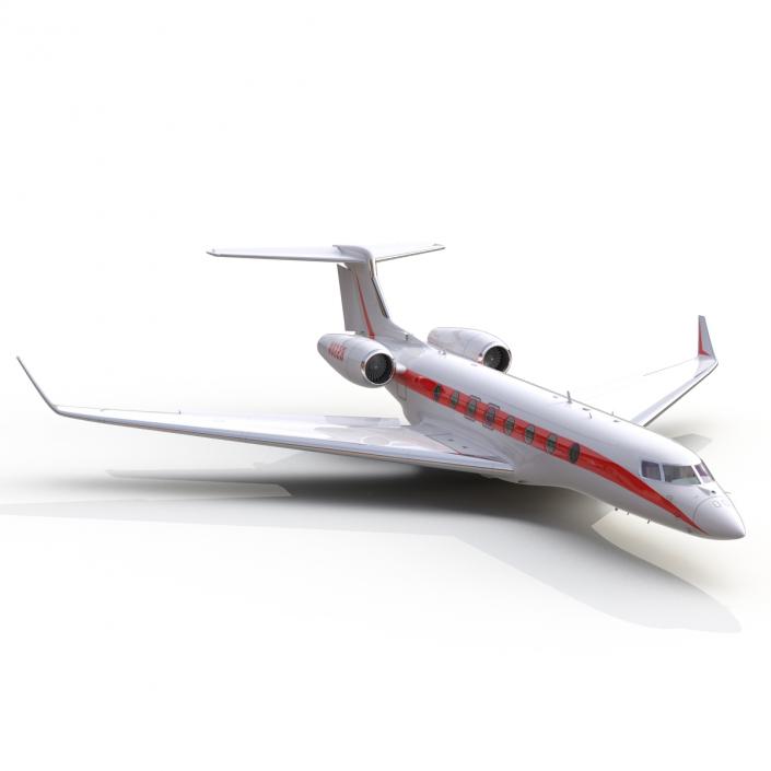 3D model Business Jet Gulfstream G650 Rigged