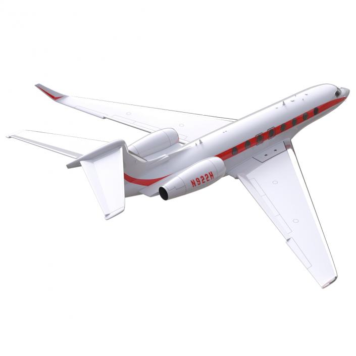 3D model Business Jet Gulfstream G650 Rigged