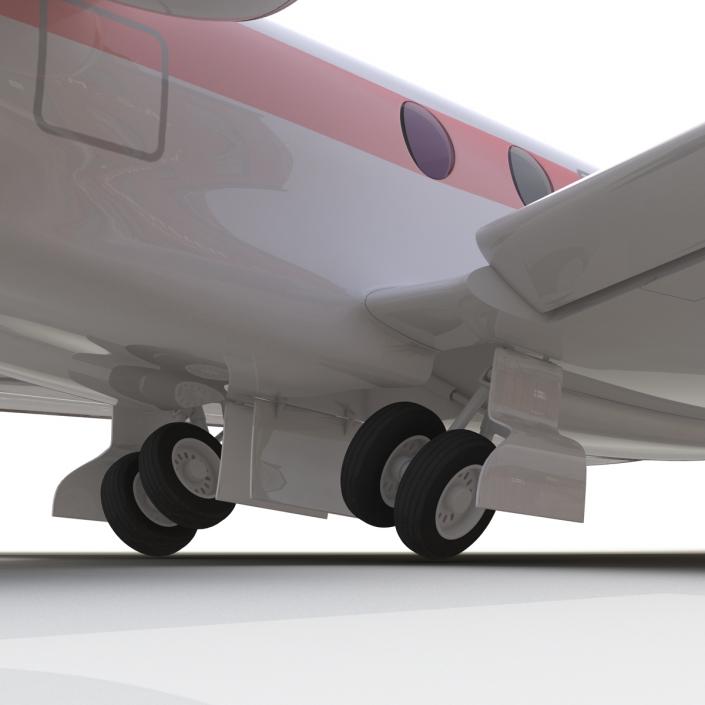 3D model Business Jet Gulfstream G650 Rigged