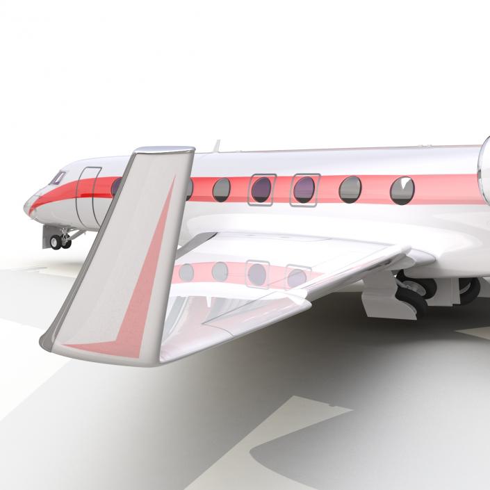 3D model Business Jet Gulfstream G650 Rigged