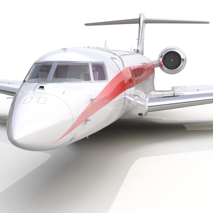 3D model Business Jet Gulfstream G650 Rigged