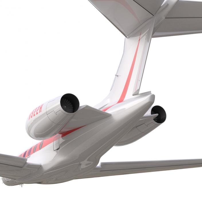 3D model Business Jet Gulfstream G650 Rigged