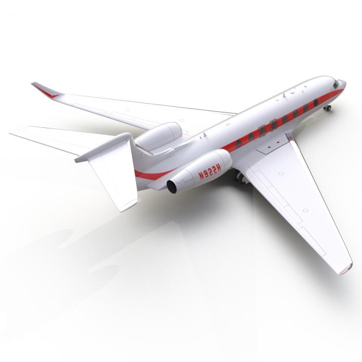 3D model Business Jet Gulfstream G650 Rigged