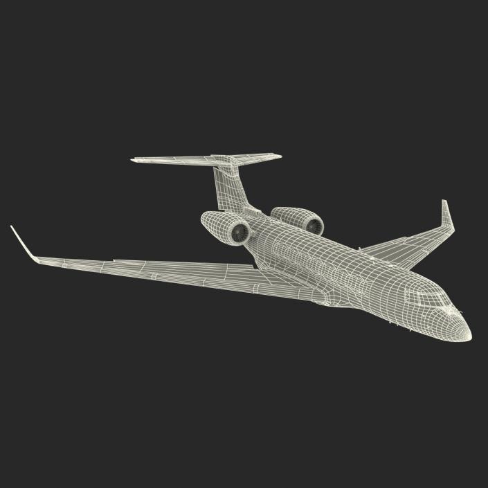 3D model Business Jet Gulfstream G650 Rigged