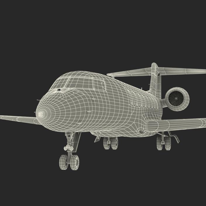 3D model Business Jet Gulfstream G650 Rigged