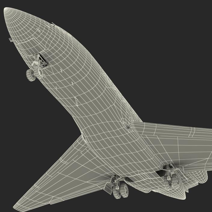 3D model Business Jet Gulfstream G650 Rigged