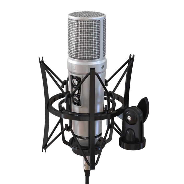 Studio Microphone Rode 2 3D model