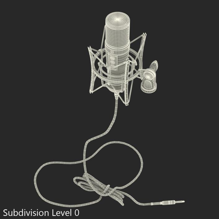 Studio Microphone Rode 2 3D model