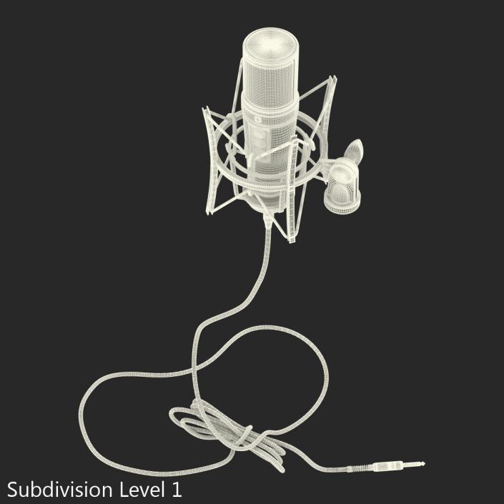 Studio Microphone Rode 2 3D model