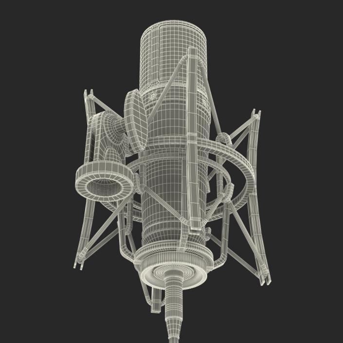 Studio Microphone Rode 2 3D model