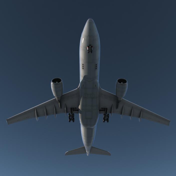 Jet Airliner Airbus A330-200 Cathay Pacfic 3D