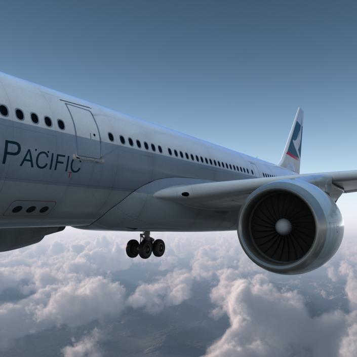 Jet Airliner Airbus A330-200 Cathay Pacfic 3D