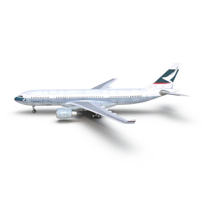 Jet Airliner Airbus A330-200 Cathay Pacfic 3D