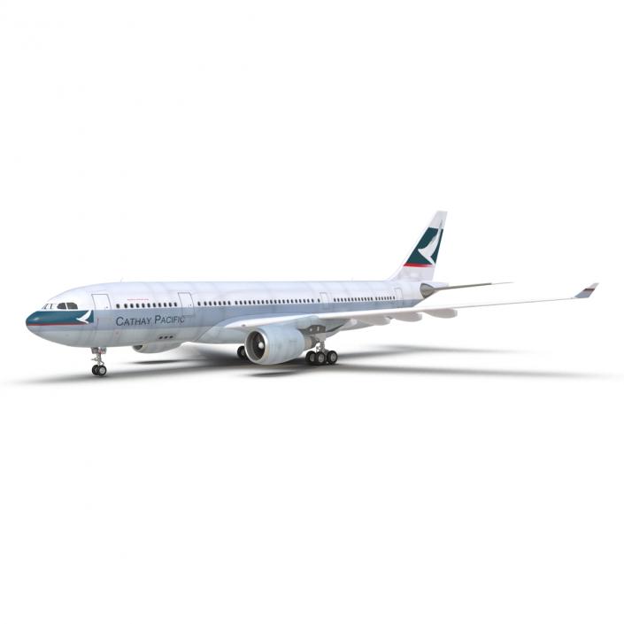 Jet Airliner Airbus A330-200 Cathay Pacfic 3D