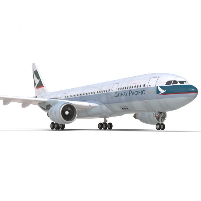 Jet Airliner Airbus A330-200 Cathay Pacfic 3D