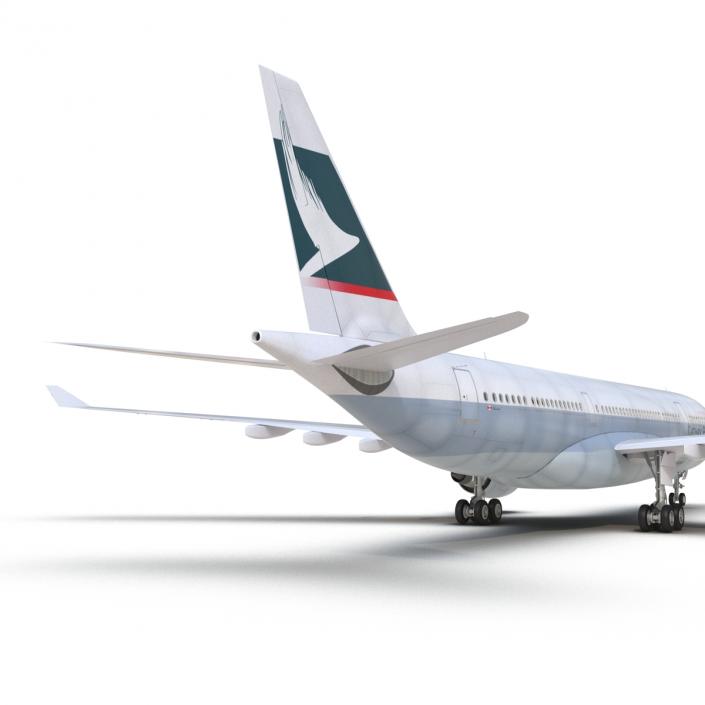 Jet Airliner Airbus A330-200 Cathay Pacfic 3D