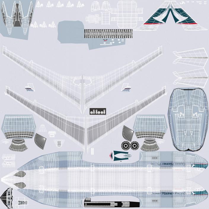 Jet Airliner Airbus A330-200 Cathay Pacfic 3D