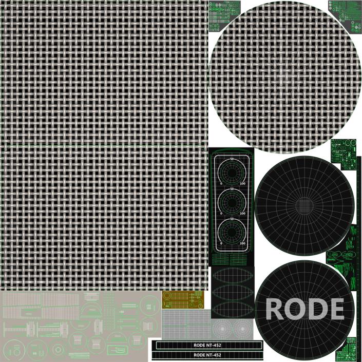 Studio Microphone Rode 4 3D model