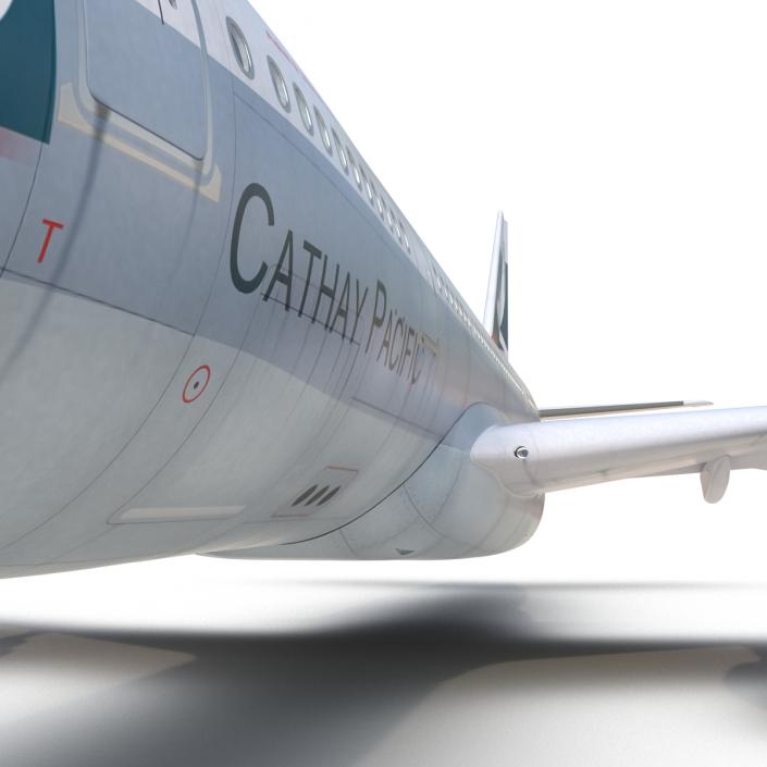 Jet Airliner Airbus A330-200 Cathay Pacfic Rigged 3D model