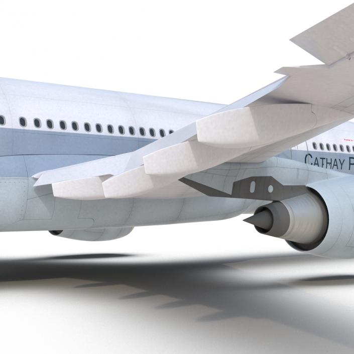 Jet Airliner Airbus A330-200 Cathay Pacfic Rigged 3D model