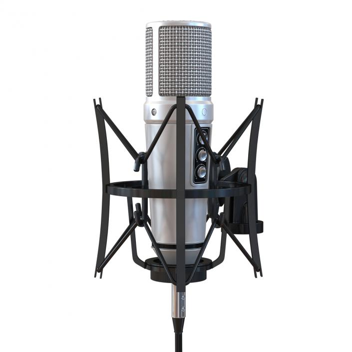 Studio Microphone 2 3D model