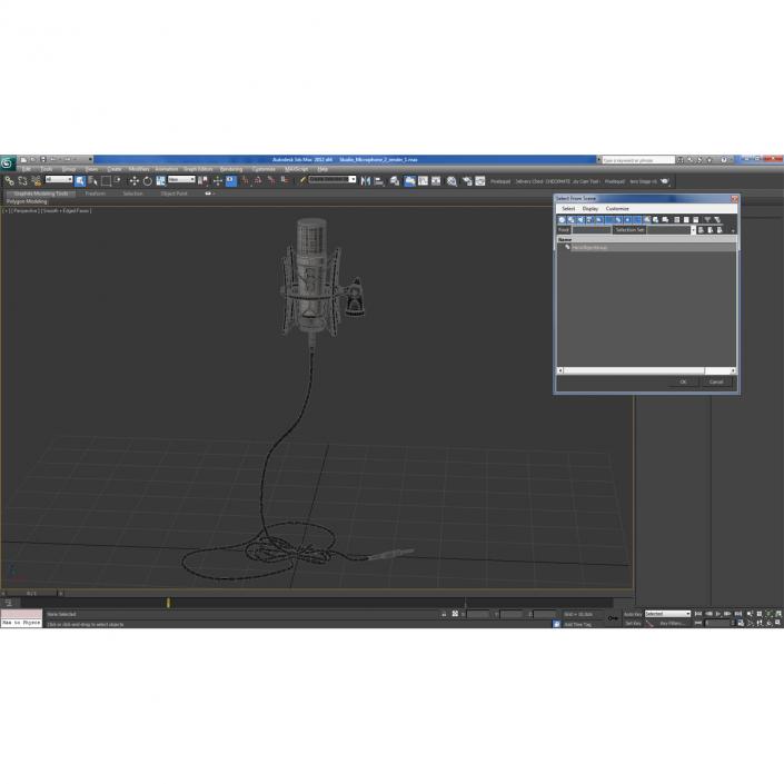 Studio Microphone 2 3D model