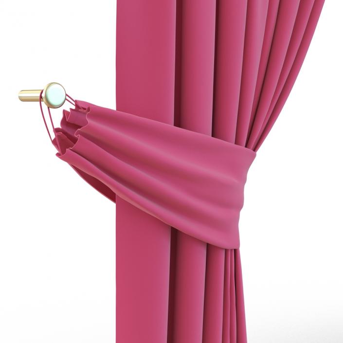 Curtain 4 Pink 3D model