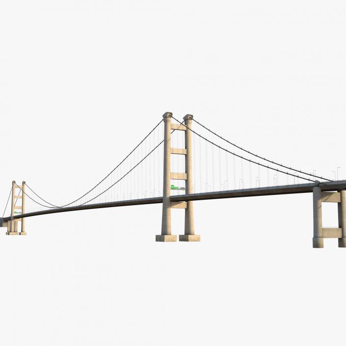 3D model Tsing Ma Bridge